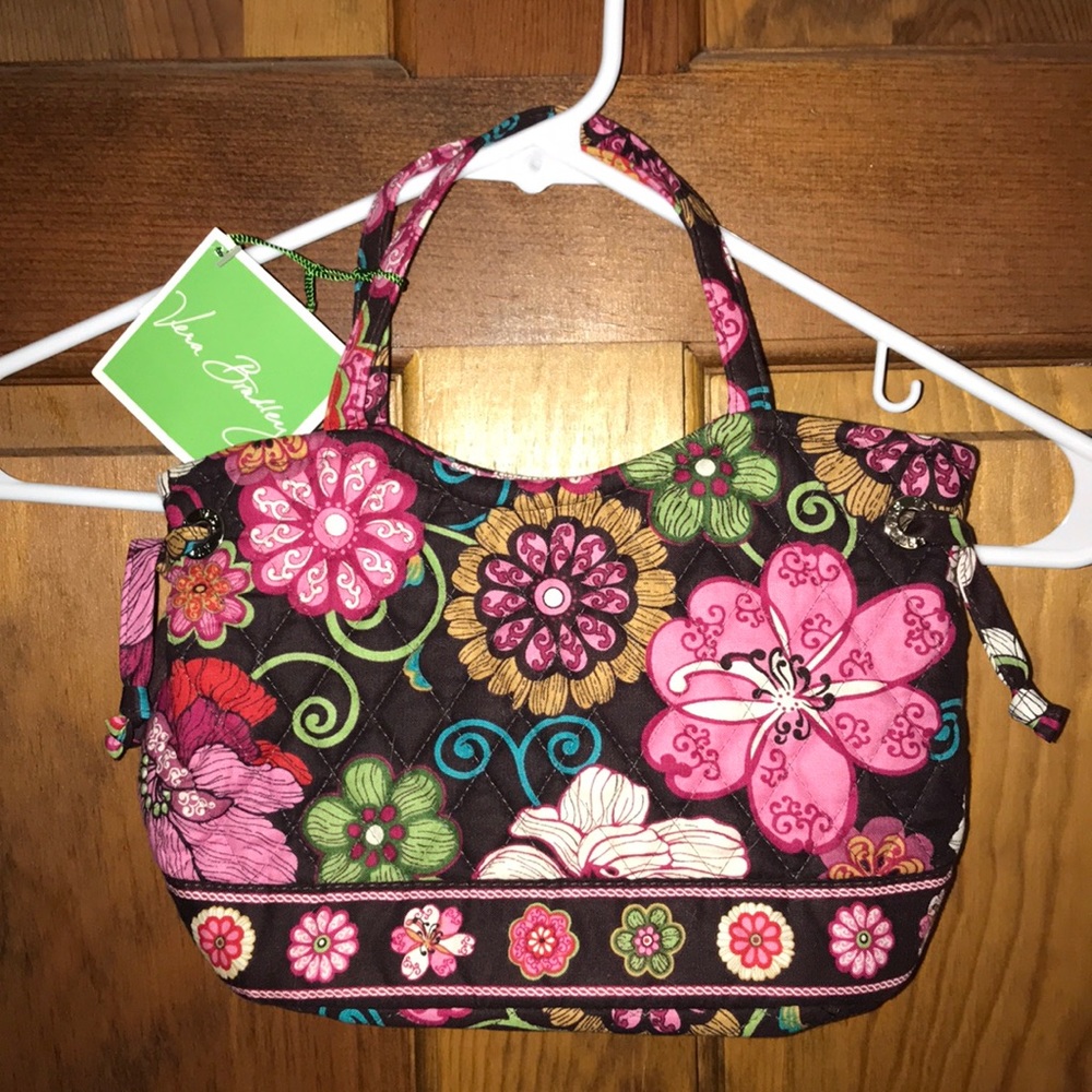 Vera Bradley Sherry Mod Floral Pink Handbag